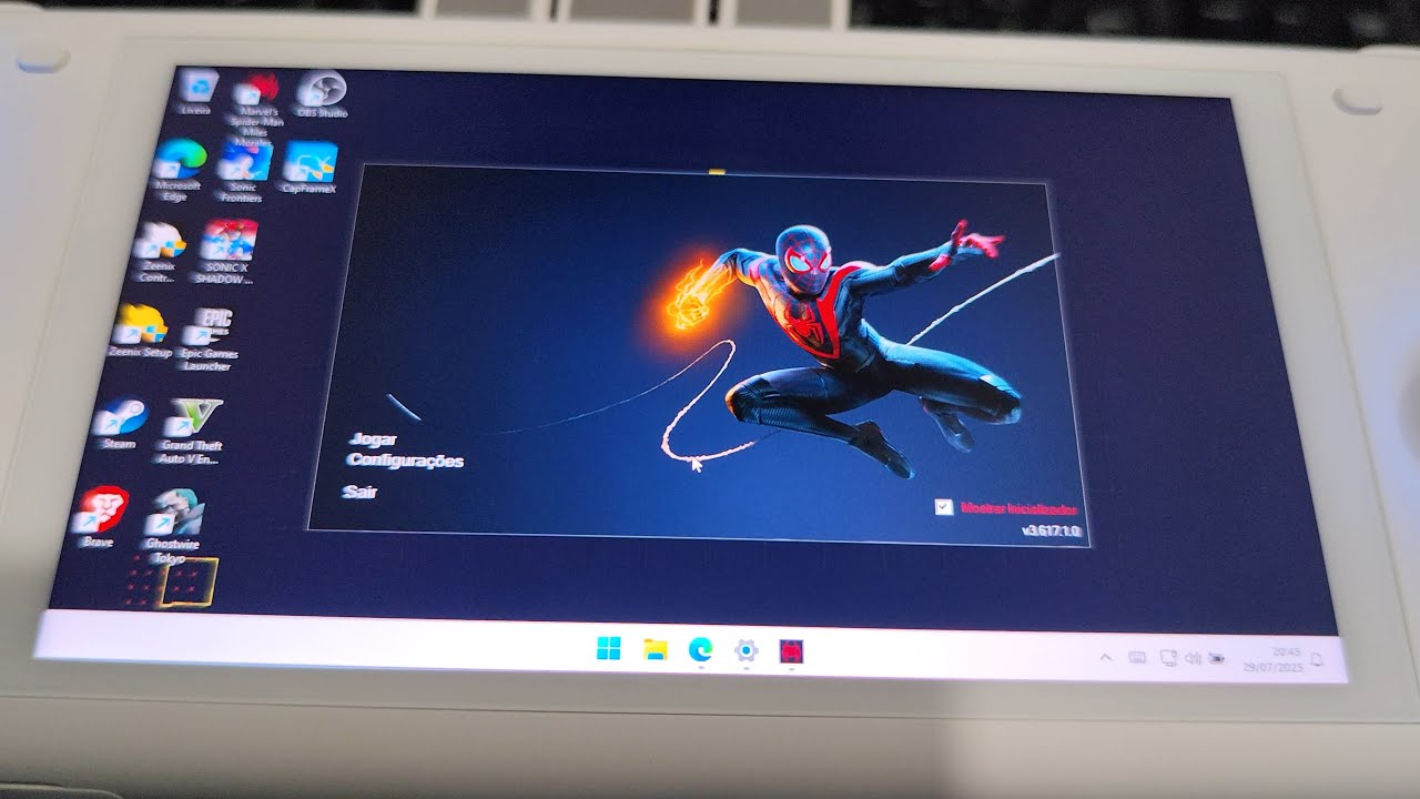 Testando Marvel Spider Man Miles Morales no Zeenix Pro