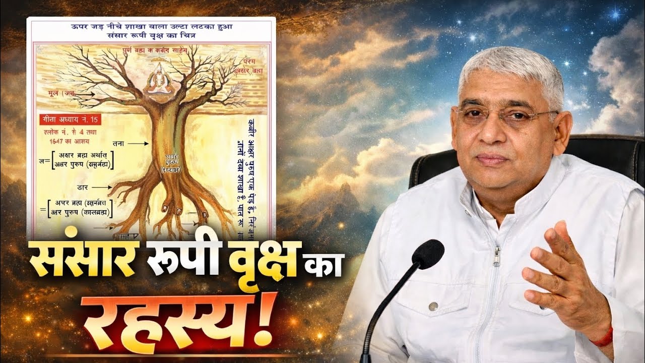 संसार रूपी वृक्ष का रहस्य! Santrampal ji maharaj | Satlok Bhakti Marg | New Satsang 