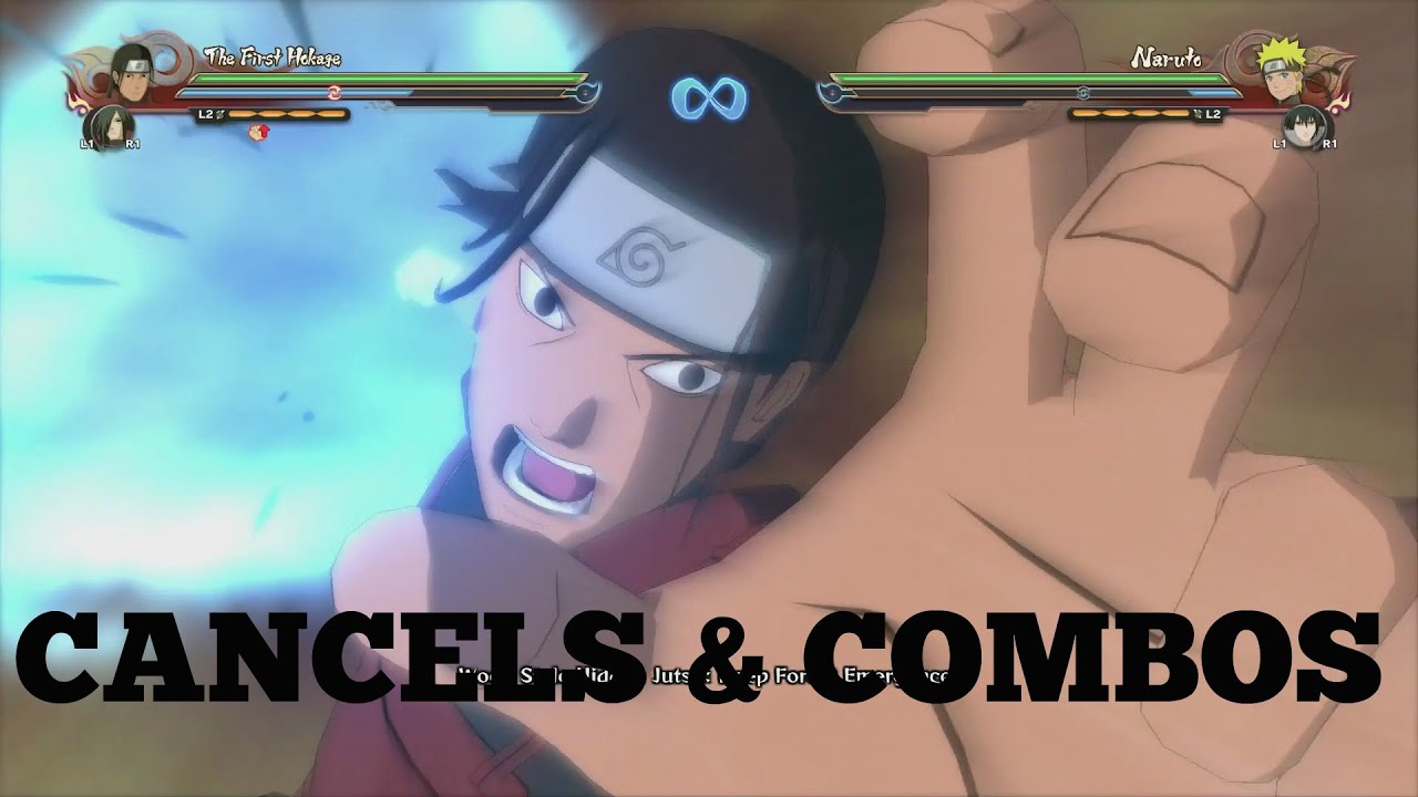 HASHIRAMA CANCELS & COMBOS - Naruto Ultimate Ninja Storm 4