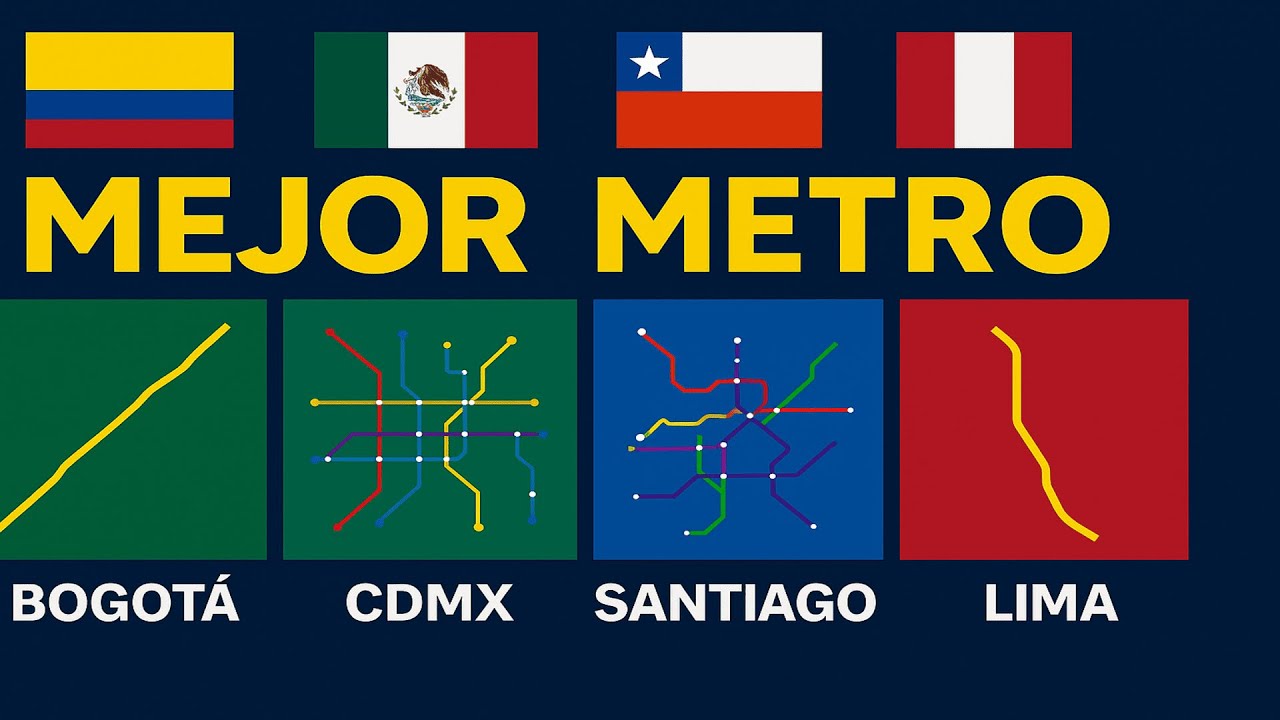 Metro de Bogotá vs CDMX, Santiago y Lima: la gran comparación