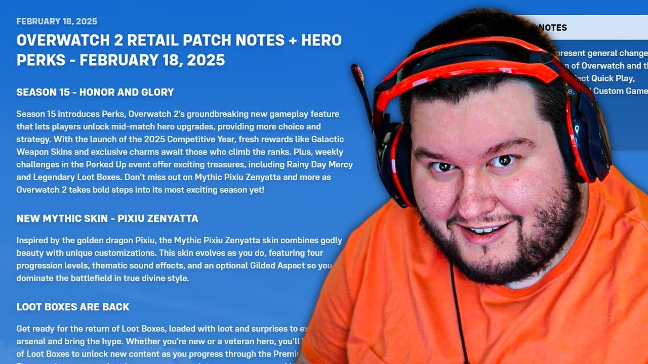 The Season 15 Overwatch 2 Patch Notes Are HERE!!!