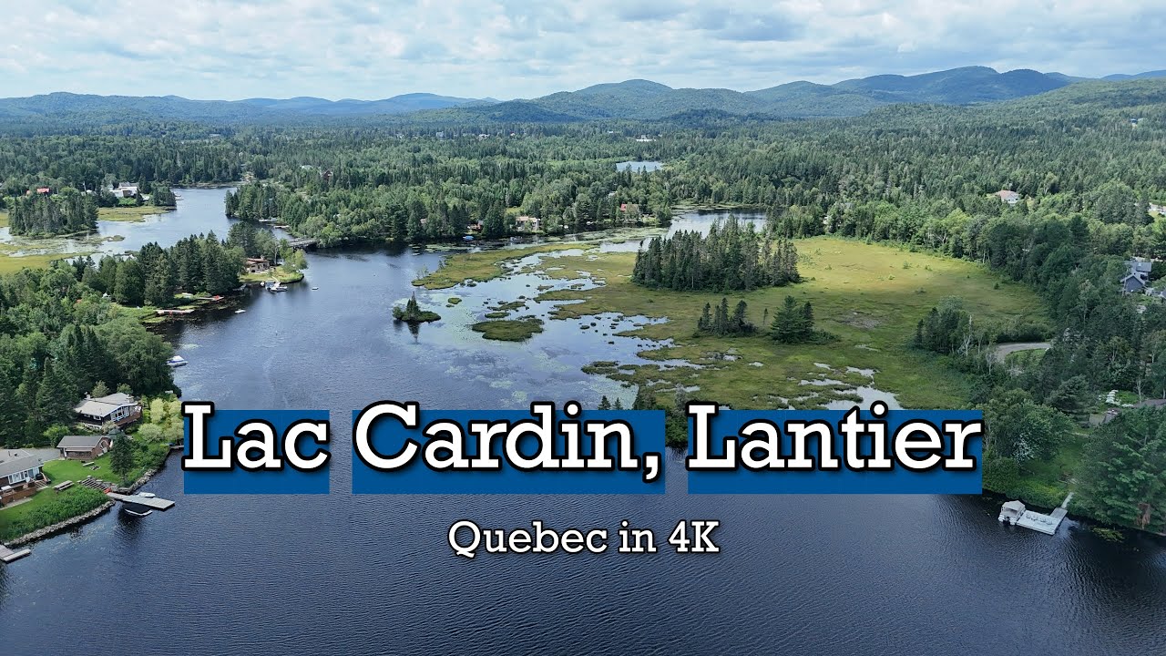 Lac Cardin, Lantier (Quebec in 4K)