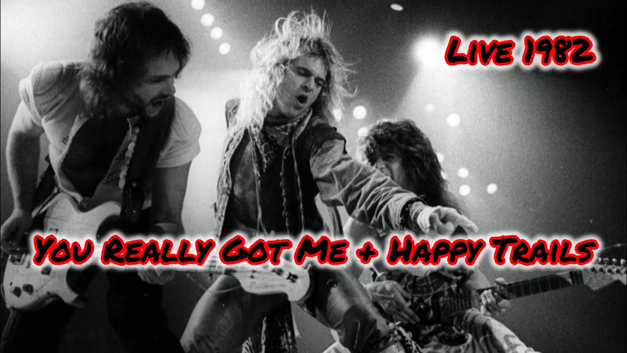 Van Halen - NEW Live Video 1982 (You Really Got Me + Happy Trails) #vanhalen #eddievanhalen