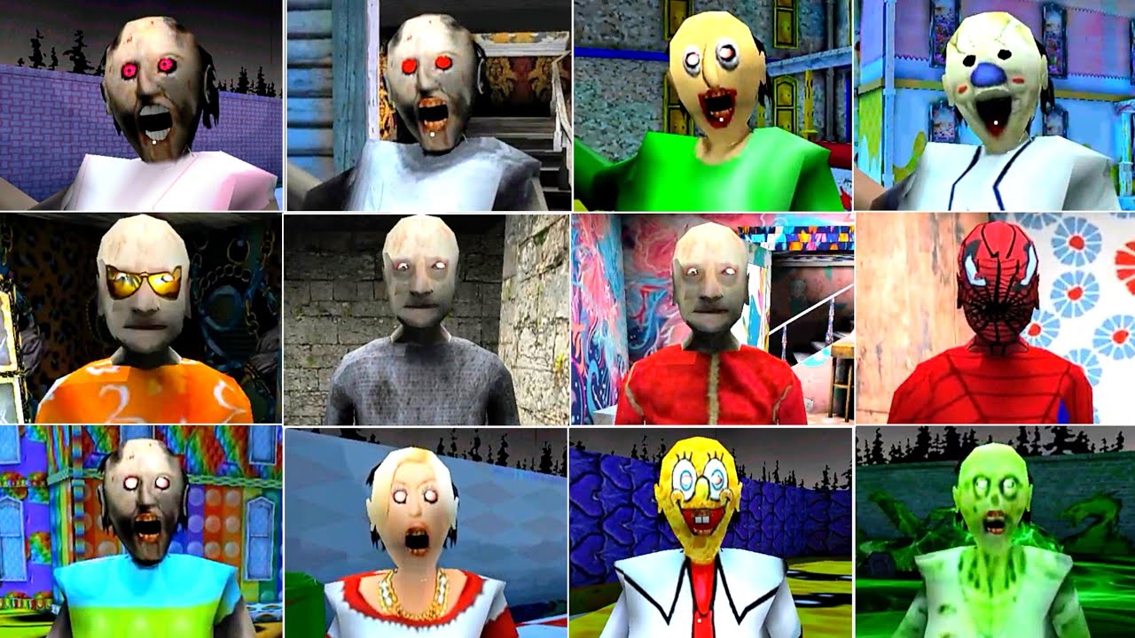 All Granny 3 Mods Escape Ending