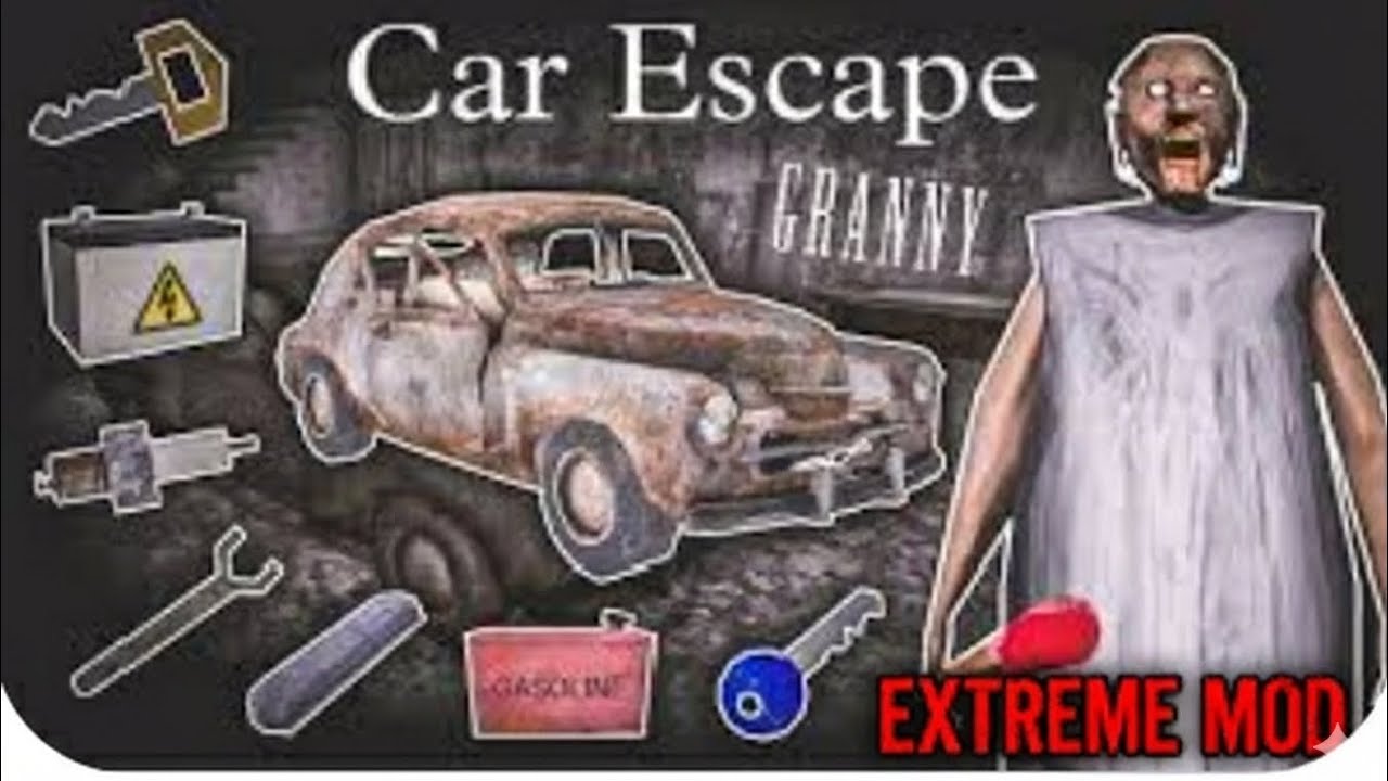 Granny extreme mod car escape #gaming#viralvideo#horrorgaming#granny#vedio