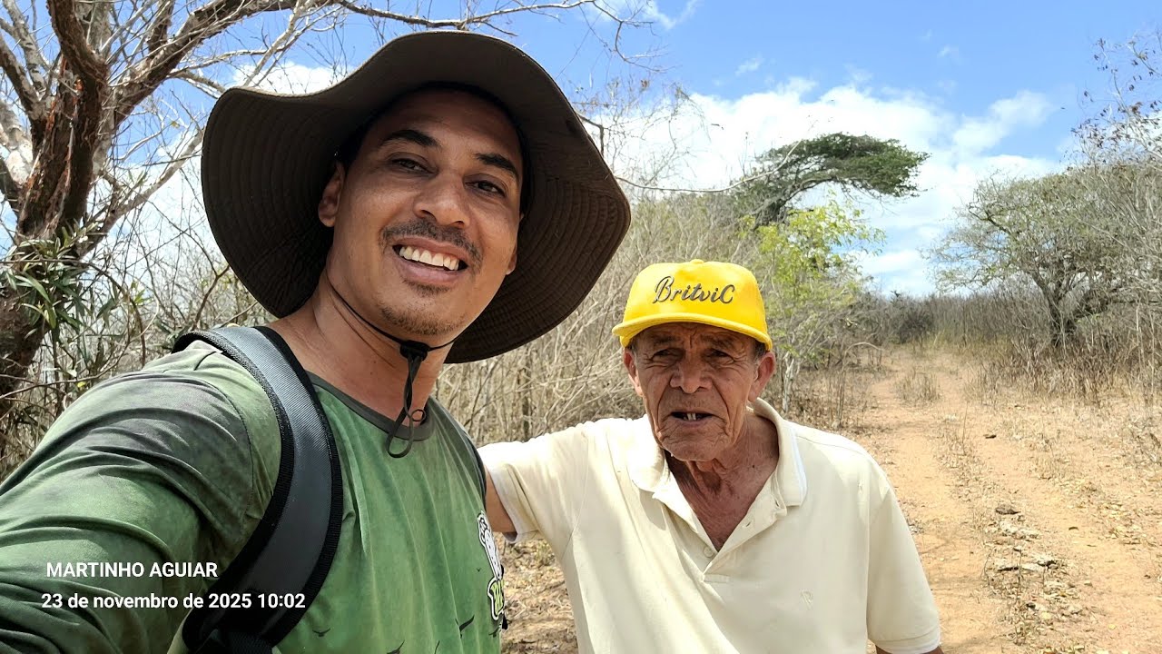 Em meio a mata seca fiz uma caminhada com seu genival o majó