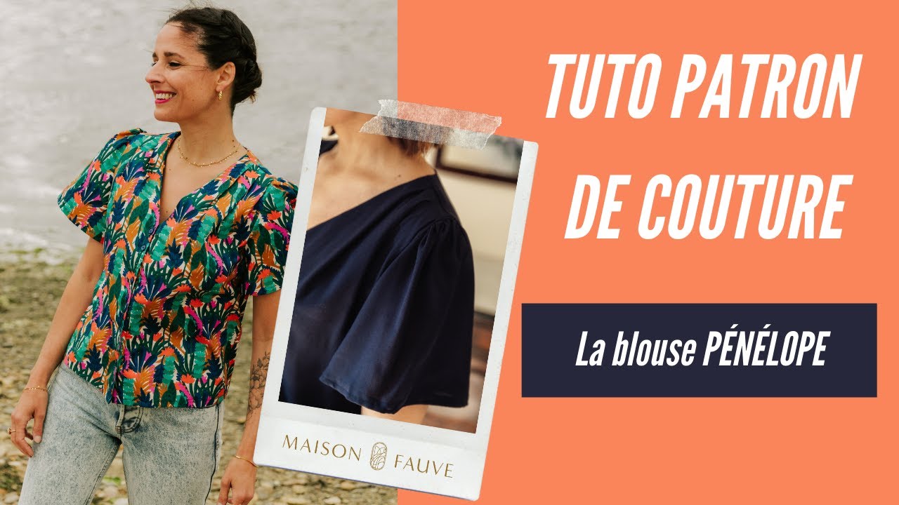 Tuto patron couture 🍬  la blouse Pénélope