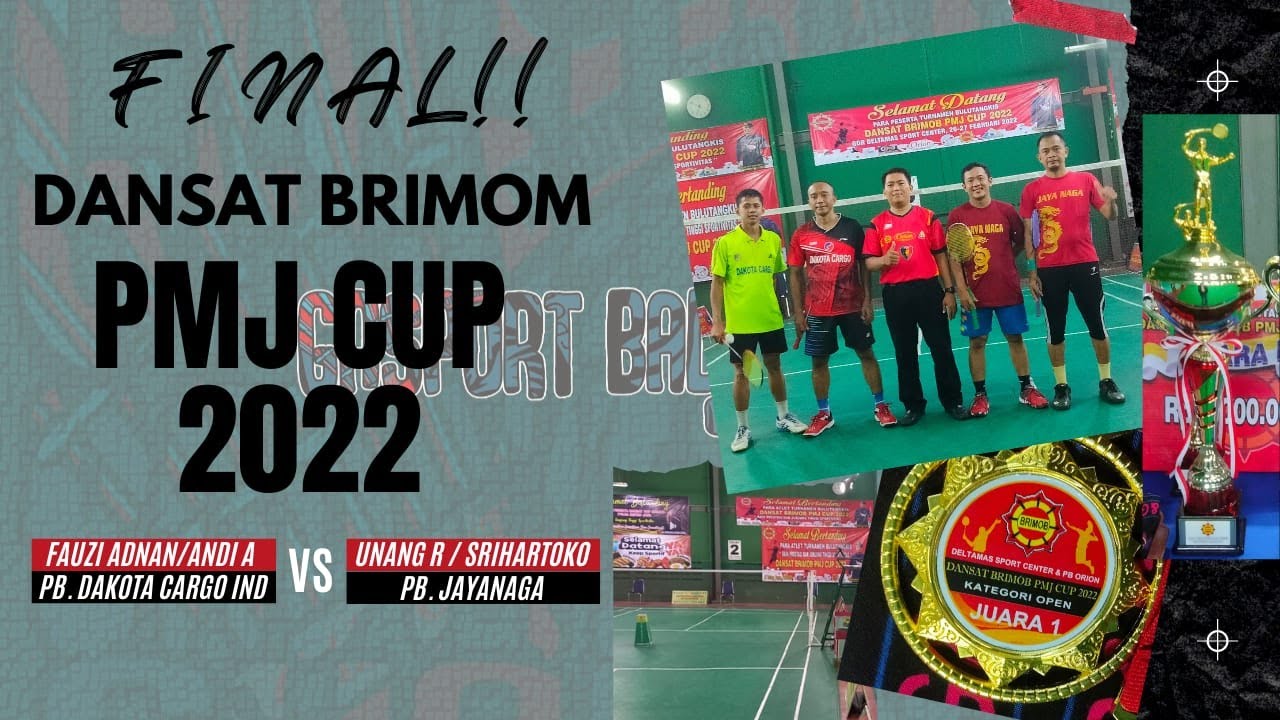 Seruu niih!! FAUZI ADNAN/ANDI VS UNANG R/SRI HARTOKO | FINAL DANSAT BRIMOB CUP 2022. #BADMINTON