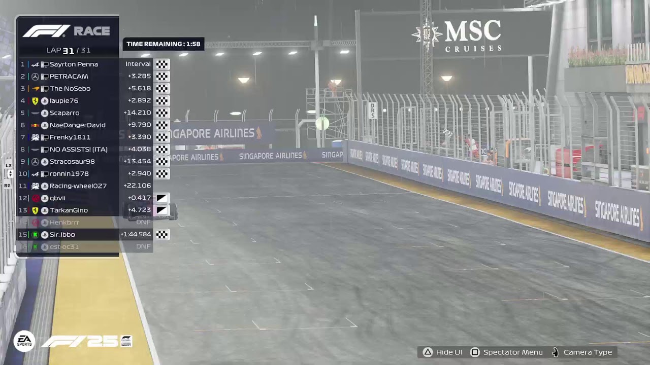 Pro Racing League - CpC Division Season 10 - Round 15 - Singapore