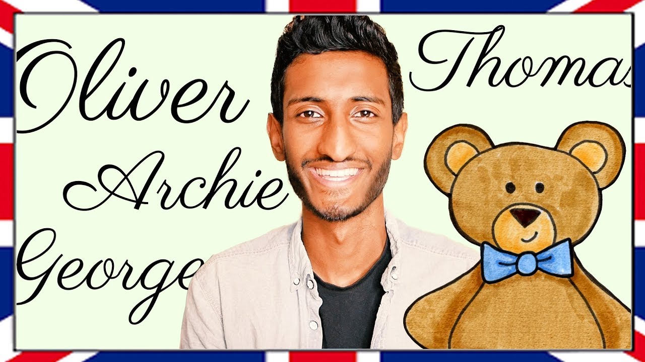 10 Most Popular British Baby Boy Names | Pronunciation Lesson