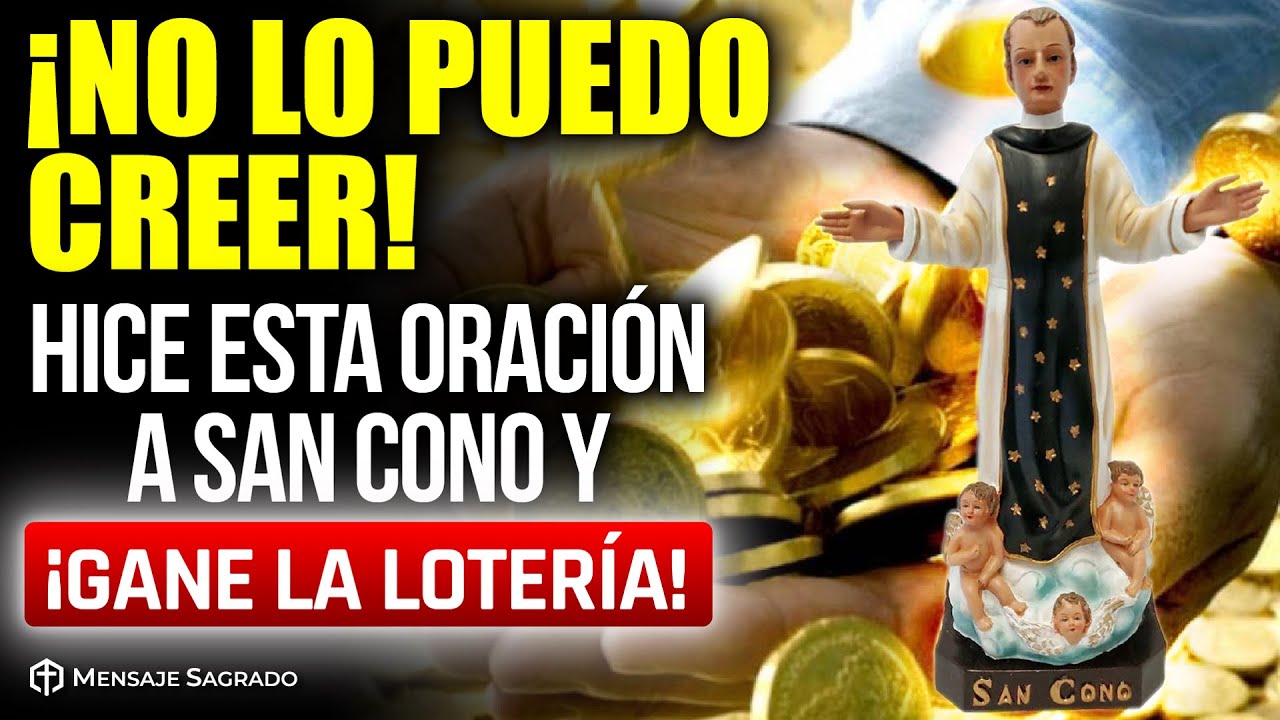 🙌🏻¡NO LO PUEDO CREER! ¡QUE MILAGROSO! Hice esta oración a SAN CONO y gané la lotería😀💸