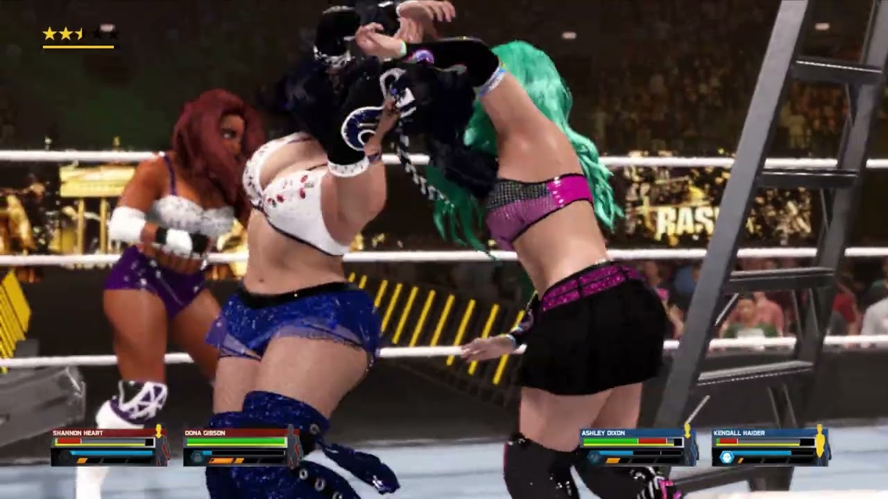 Wwe 2k25 Create a Women Championship Ladder Match Gameplay