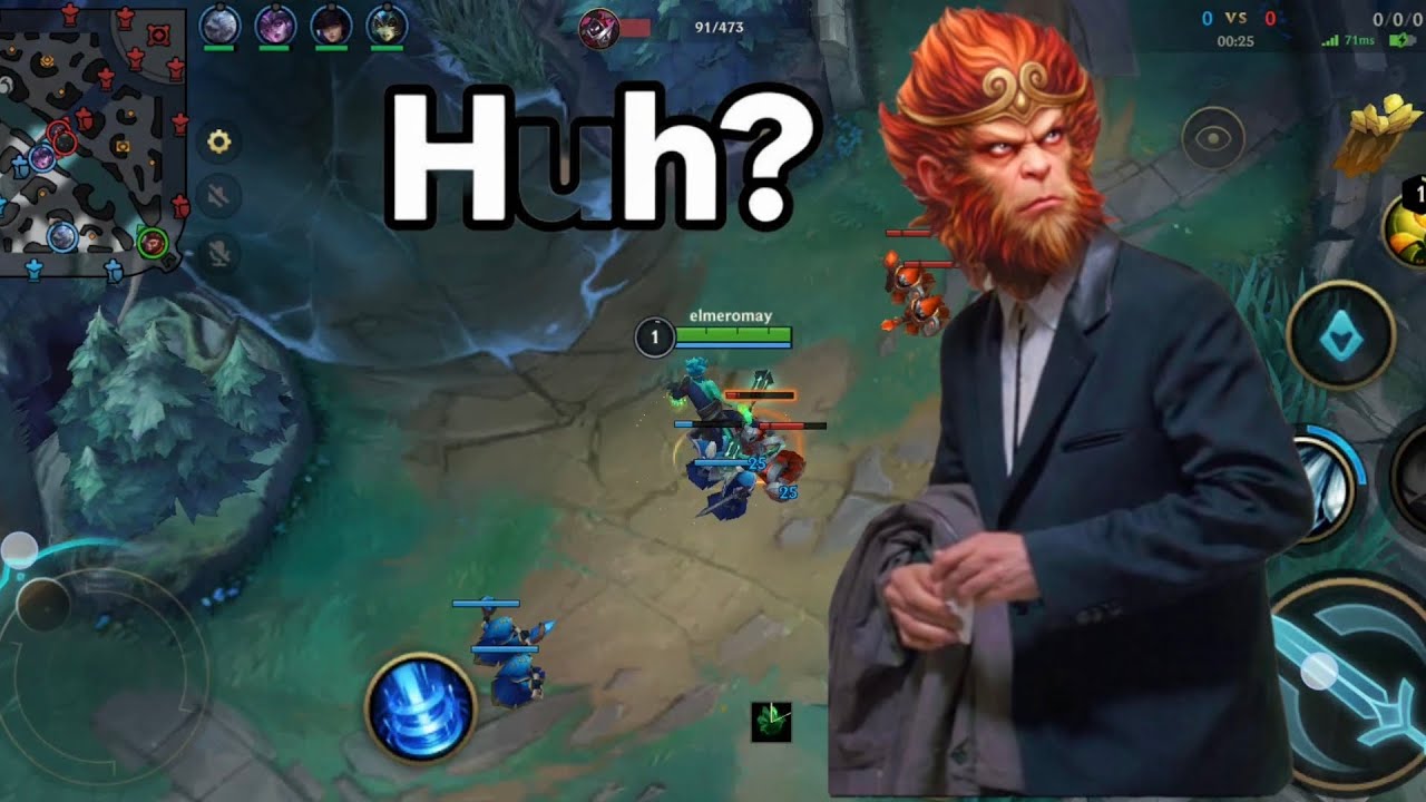 DEJARON SOLO A WUKONG… y esto pasó. Algo que solo pasa en wild rift