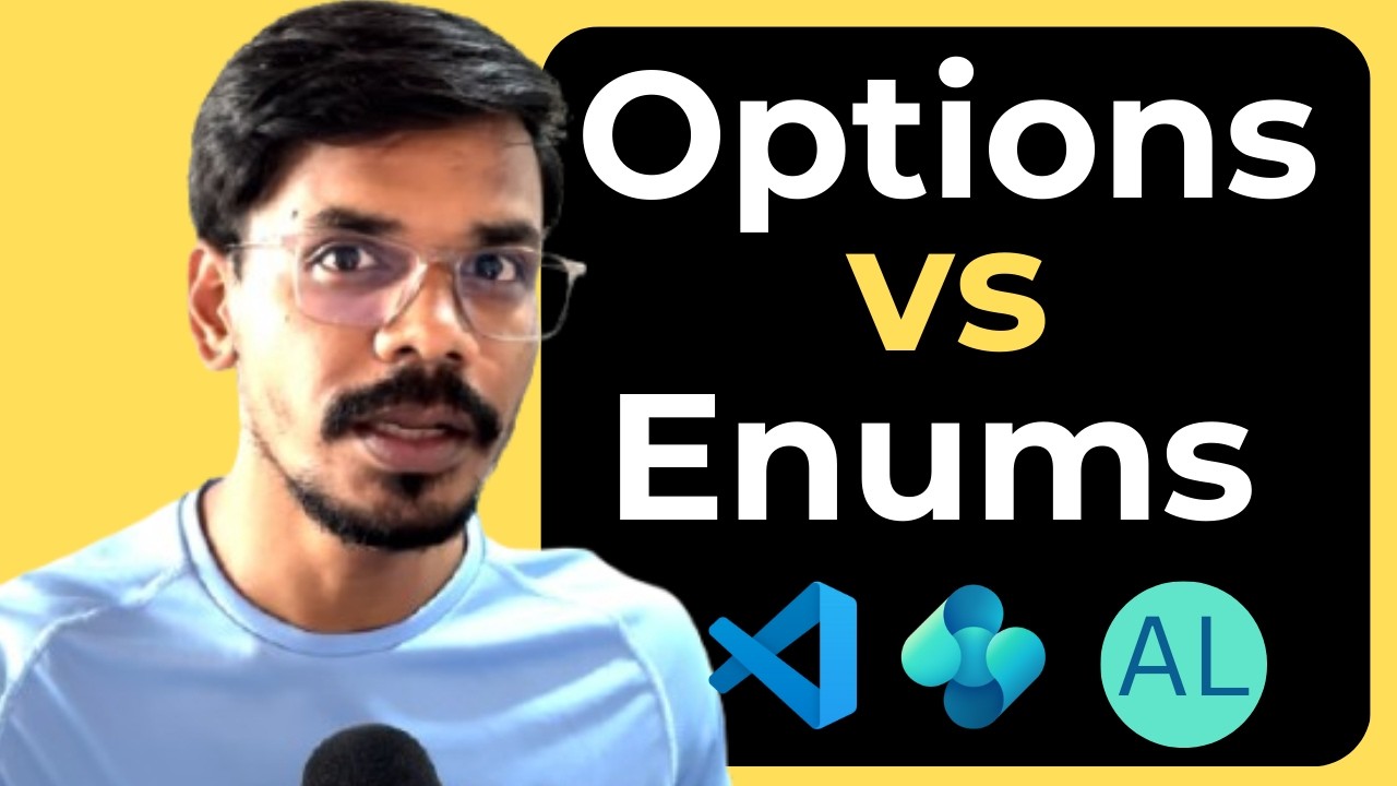 [Zero To Hero]: Options Vs Enums Explained with examples in Business  Central AL