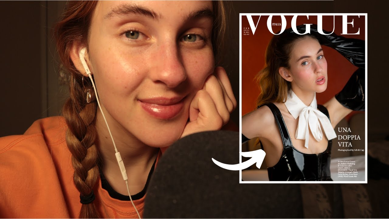 ASMR &iquest;C&Oacute;MO HACER UNA EDITORIAL DE MODA? 🤔 📸 Aprende con ANDREA