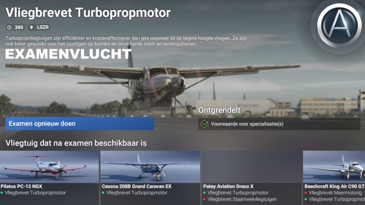 Turboprop Exam Flight: Earn Your Pilot License in Microsoft Flight Simulator 2024!