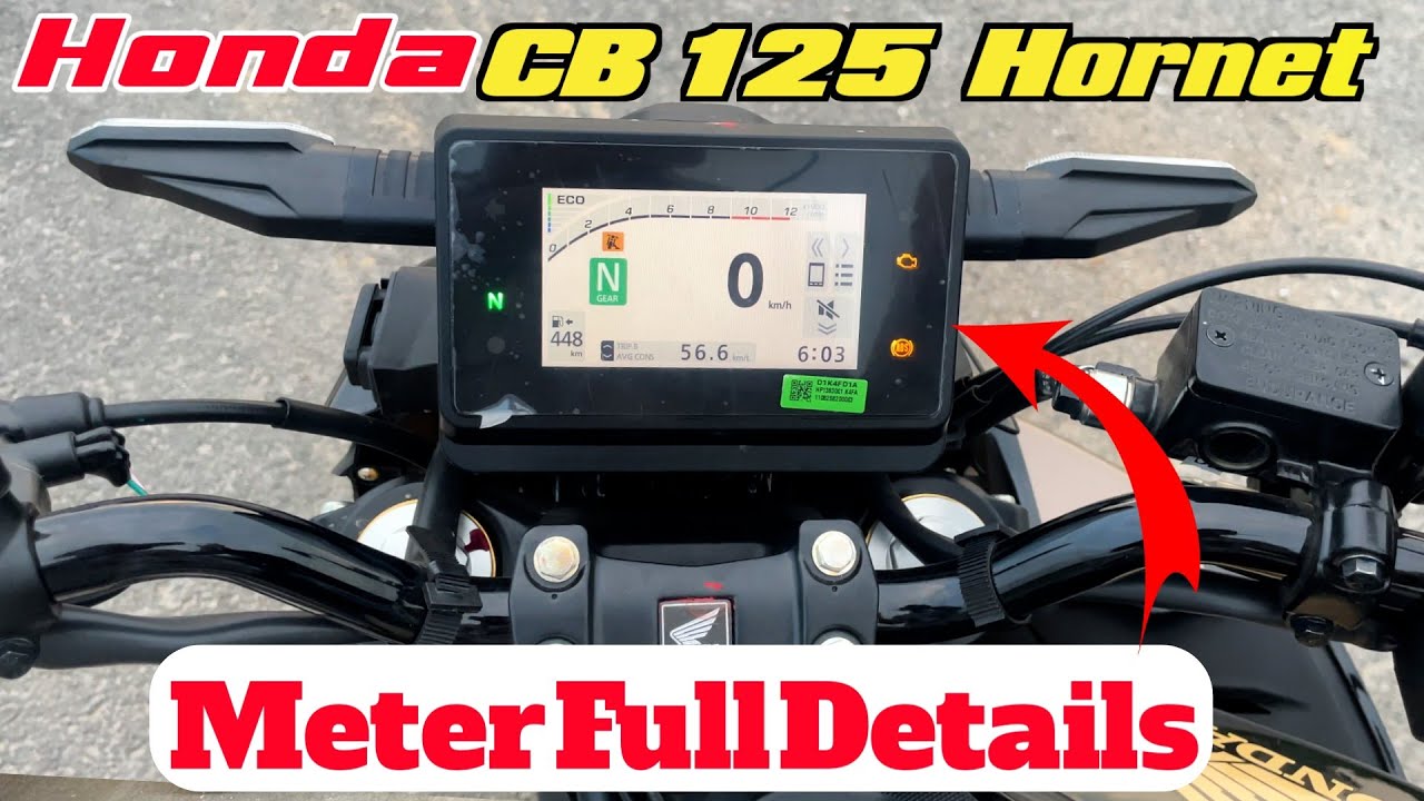 Honda CB125 Hornet 2025 Meter Details!!! 