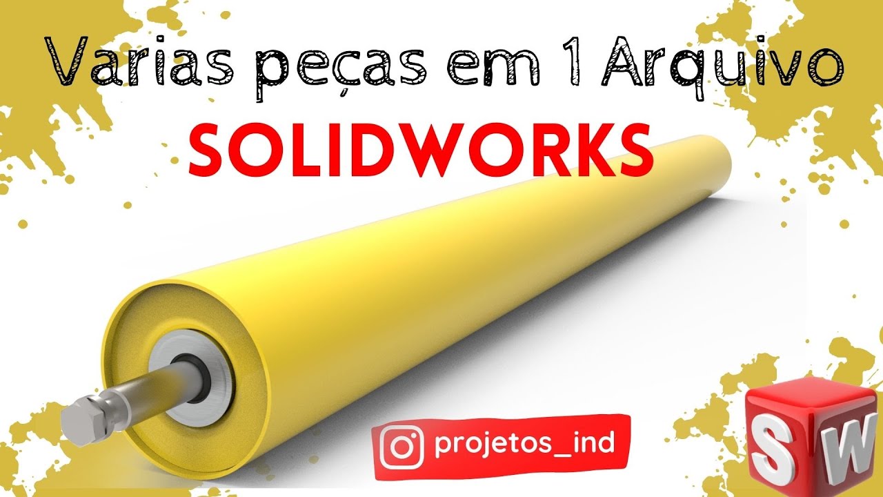 Como criar varias peças em um arquivo - SOLIDWORKS