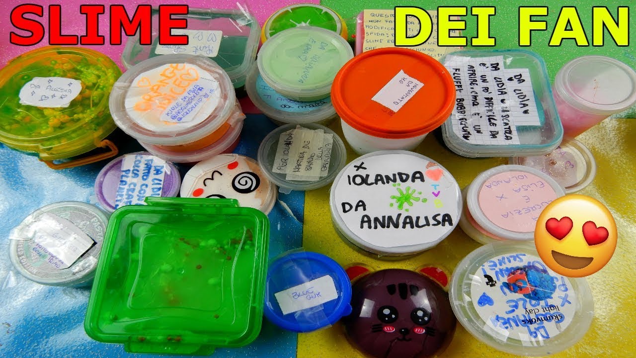 SLIME REGALATI DA VOI! (APRO SLIME DEI FAN) Iolanda Sweets
