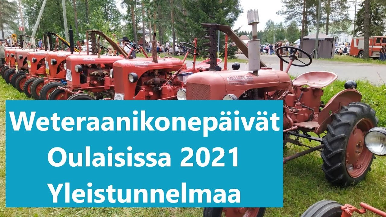 Weteraanikonepäivät Oulainen 2021 yleistunnelmaa