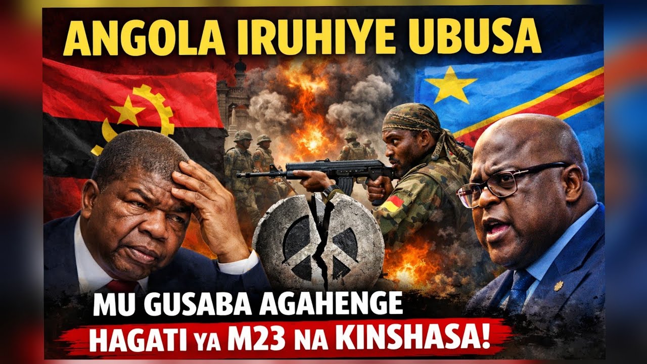 🚨Umuhanga ku isasu niwe uri butsinde: Angola iruhiye ubusa isaba Agahenge M23 na Kinshasa. 