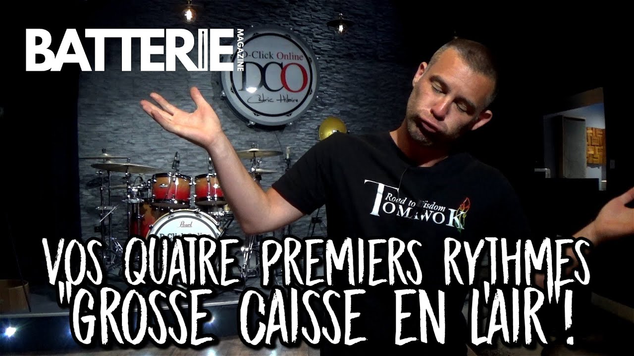 Cours de batterie débutant : Vos quatre premiers rythmes 