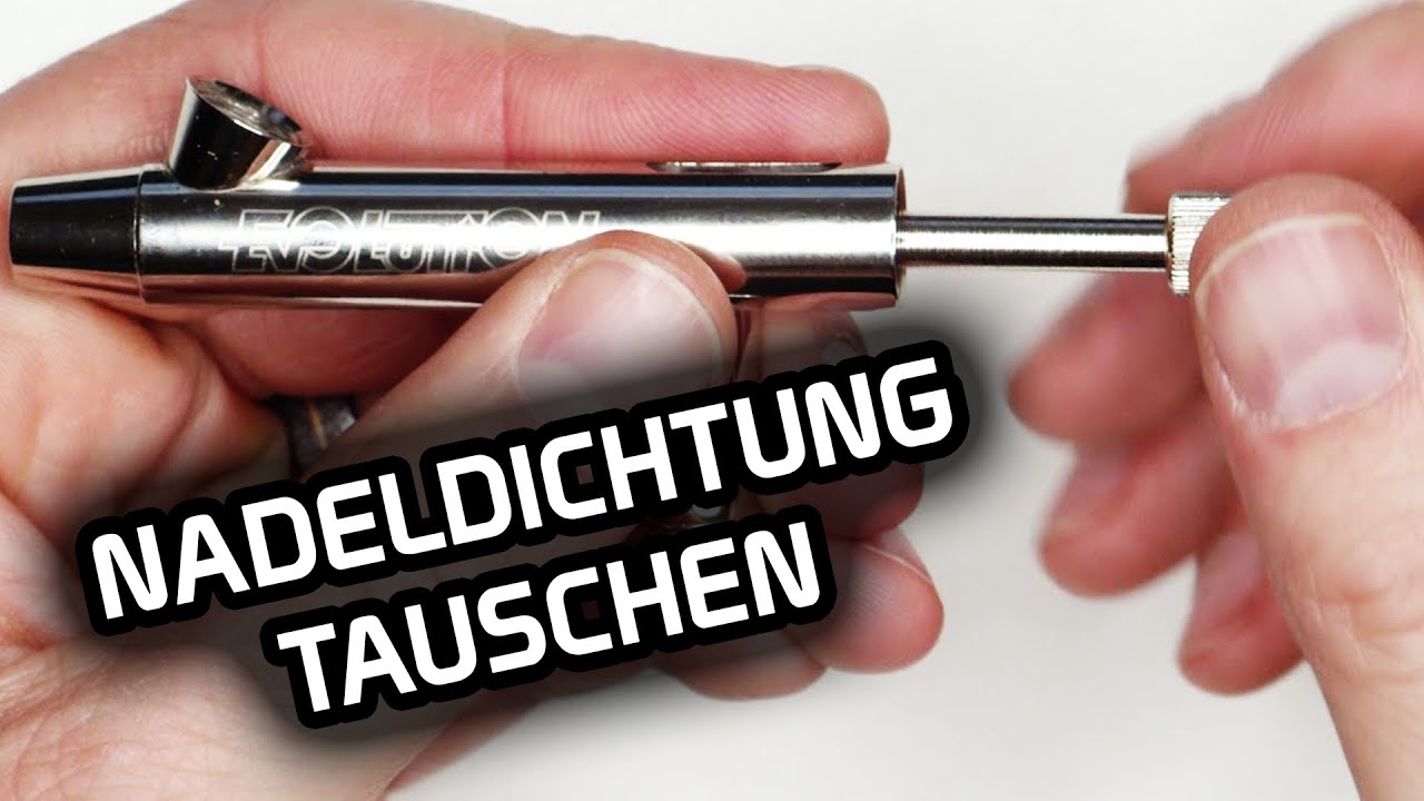 So tauscht man die Nadeldichtung der Airbrush | Tutorial | DICED