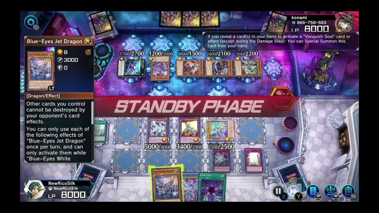 K9 Vanquish Soul vs Blue-Eyes White Dragon (the best blue eyes deck)