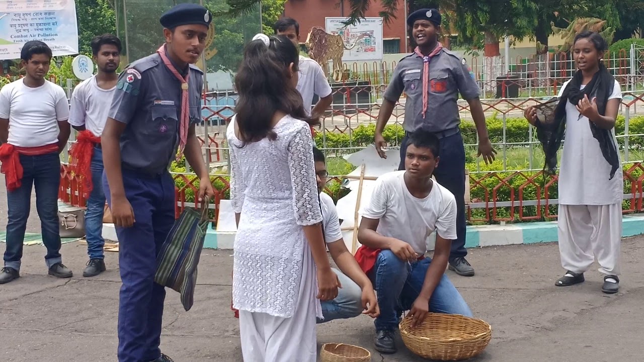 Nukkad Natak on Save Environment by Scouts & Guides