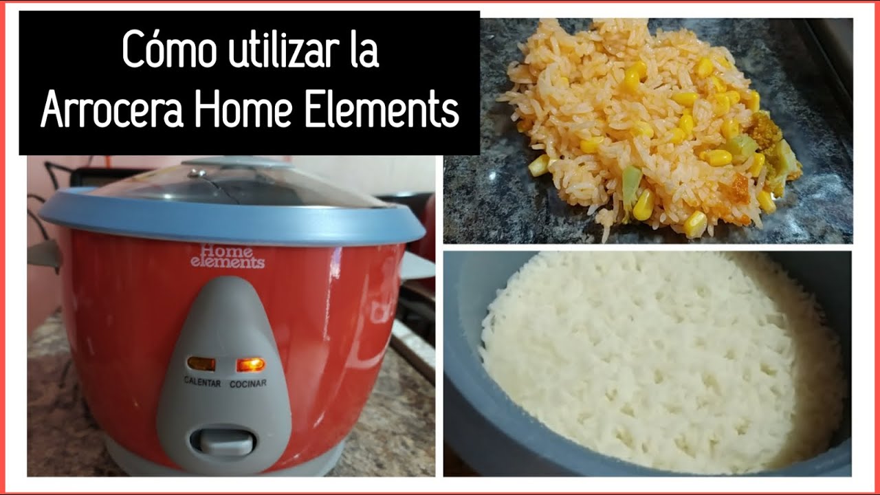Cómo utilizar la Arrocera Eléctrica Home Elements🤩