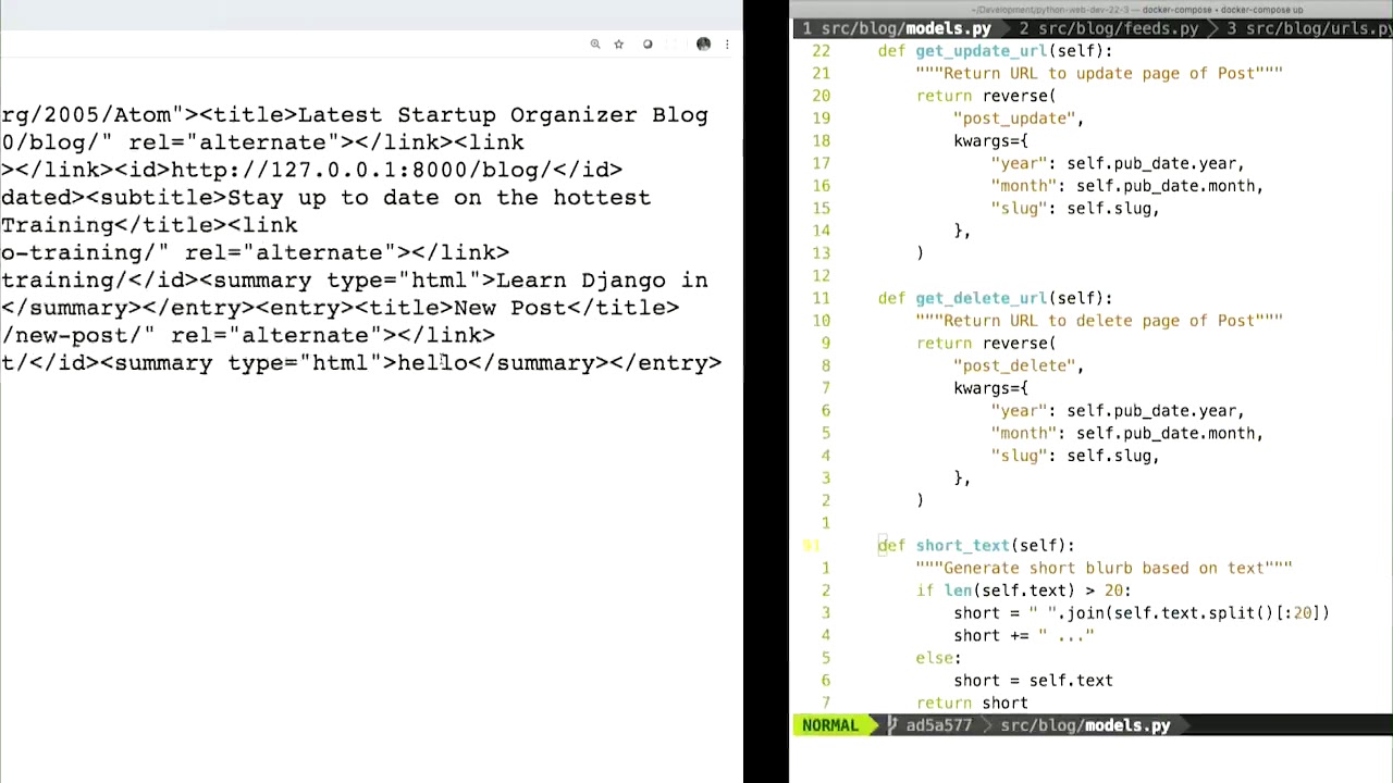 Advance Web Development || 43 5.5 Add RSS and Atom feeds
