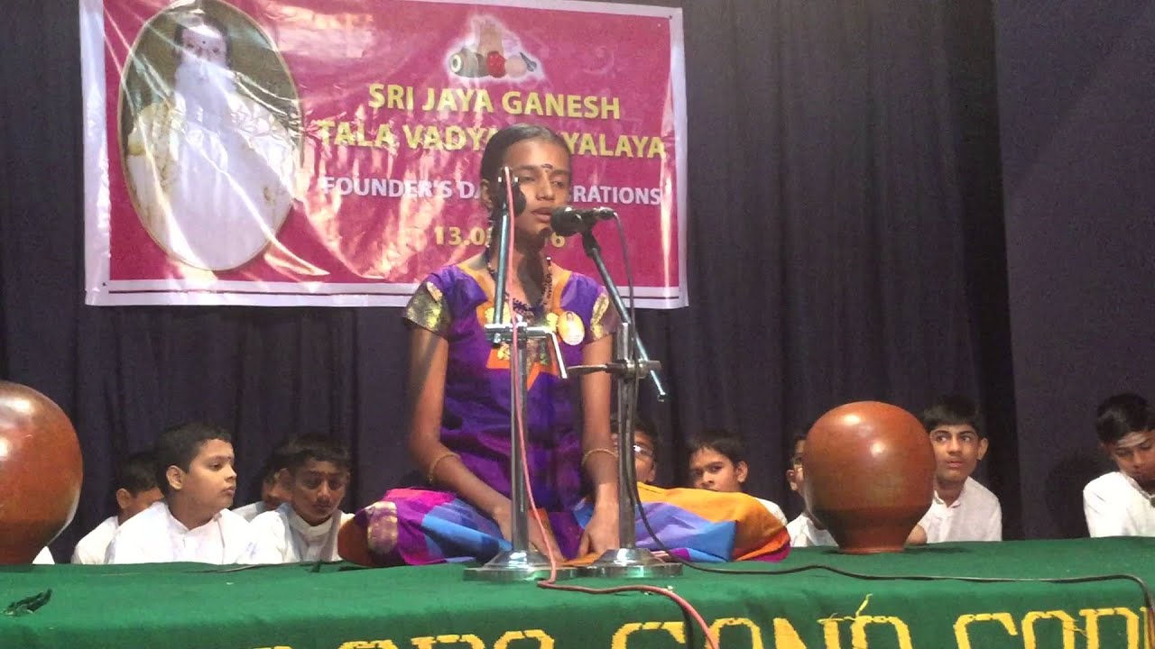JGTV 2016- Founders Day; V Shivapriya Konnakkol