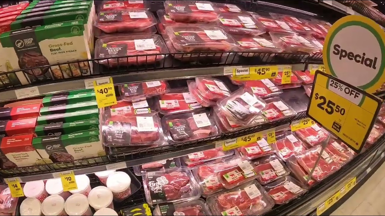 Buying groceries in Queenstown New Zealand at Countdown.