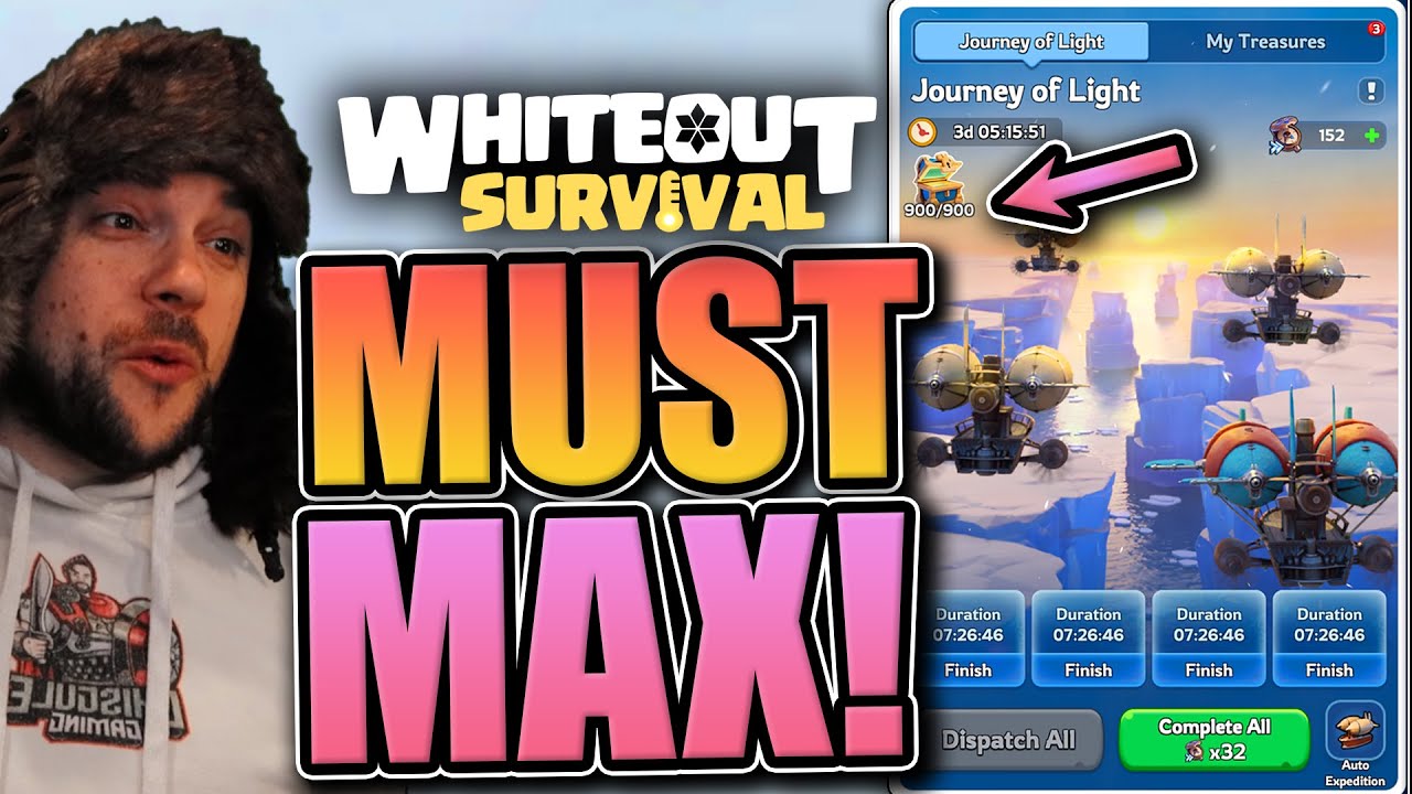 Max Journey of Light [must get mithril!] Whiteout Survival