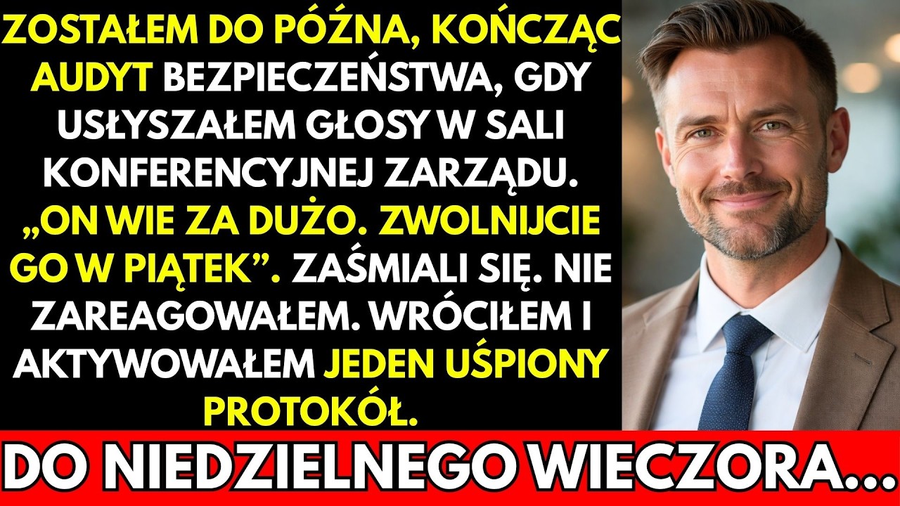 Usłyszałem Jak CEO Planował Moje Zwolnienie - Nie Wiedzieli, Że Zbudowałem Ich Sieć