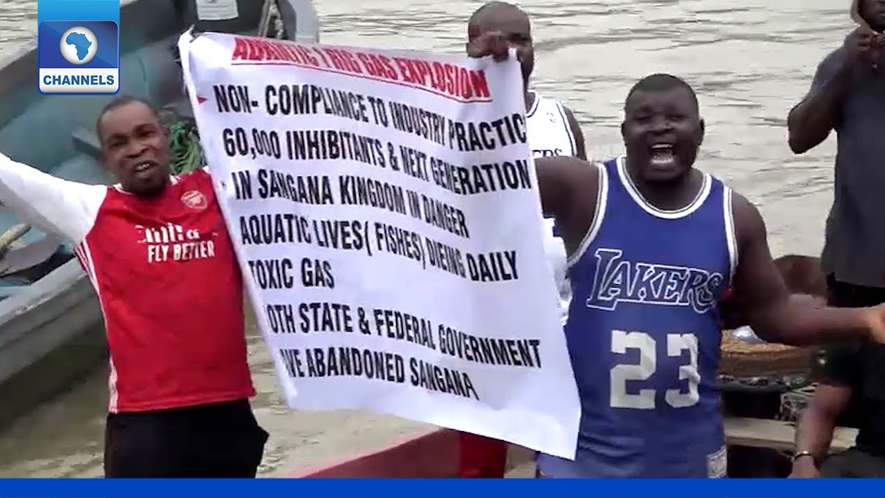 Residents Of Sangana Community Protest Gas Leakage, Water Pollution