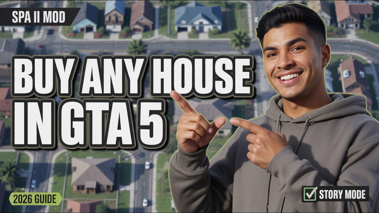 Как купить любой дом, квартиру или гараж в GTA 5 | Установка мода SPA II (руководство на 2026 год)