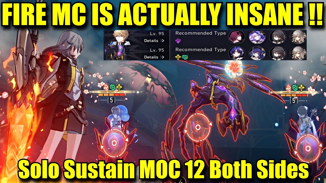 FIRE MC IS ACTUALLY INSANE !! Solo Sustain MOC 12 Both Side with F2P Dr Ratio & Kafka Black Swan