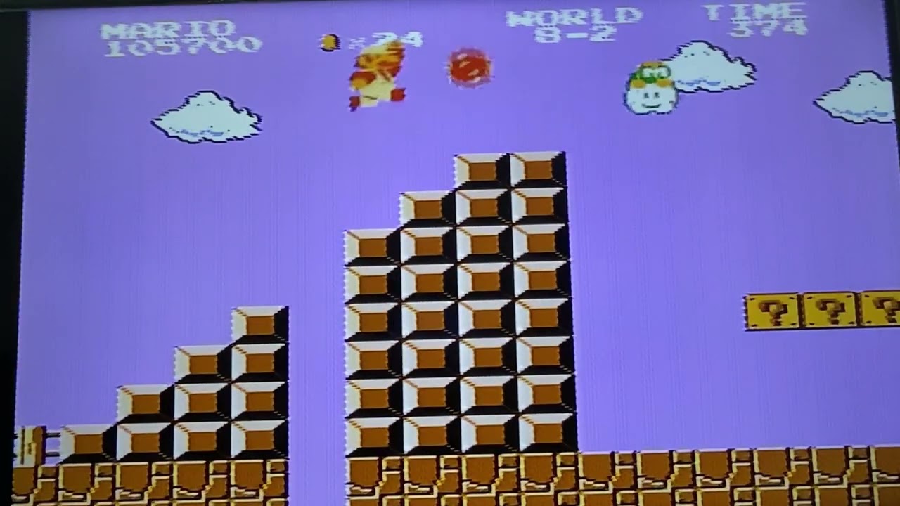 Super Mario Bros. NES Retro To Bowser 