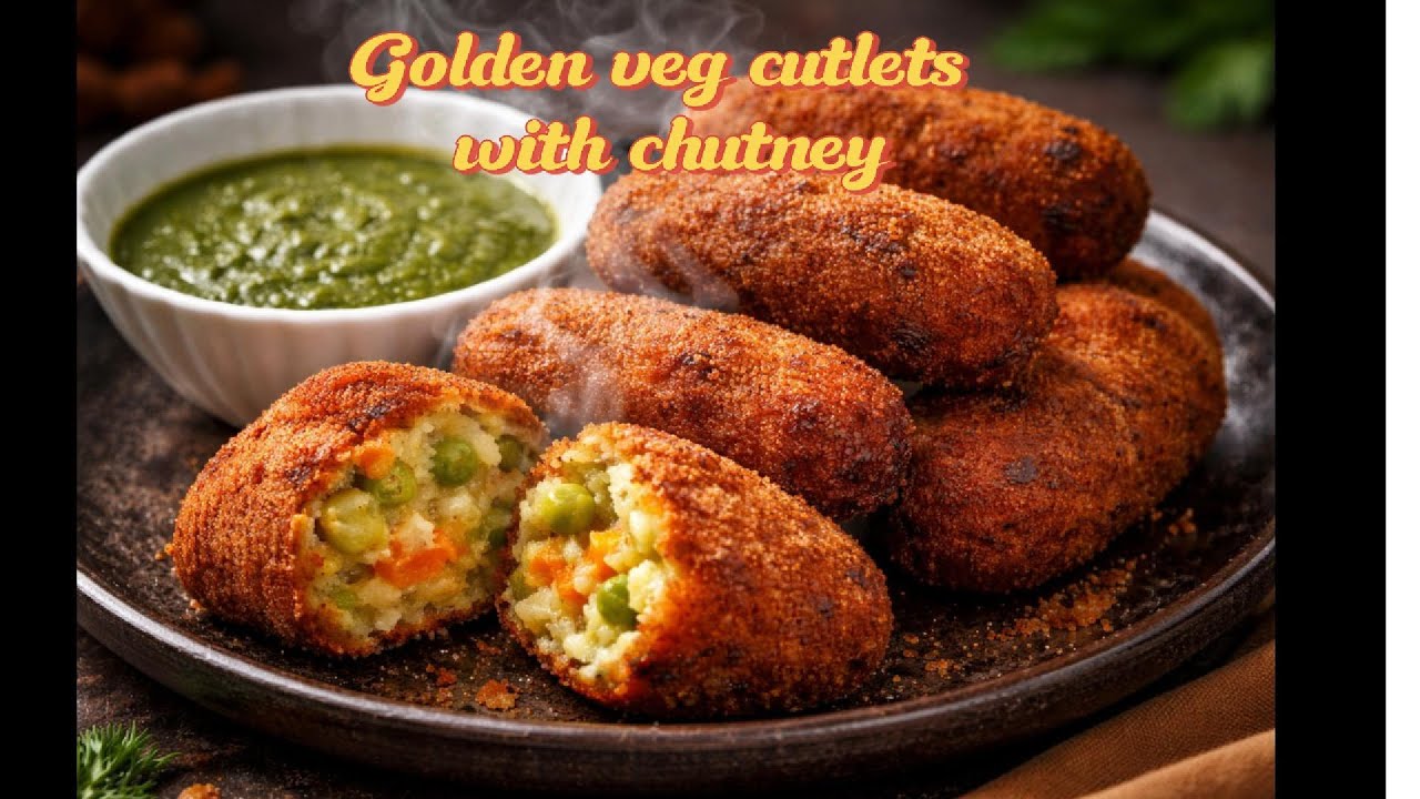 Perfect Crispy Veg Cutlet | Easy & Tasty Snack Recipe | Desi Zaika Studio