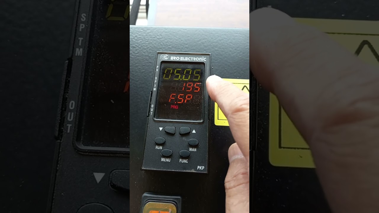 Ero Electronic Temperature Controller Settings