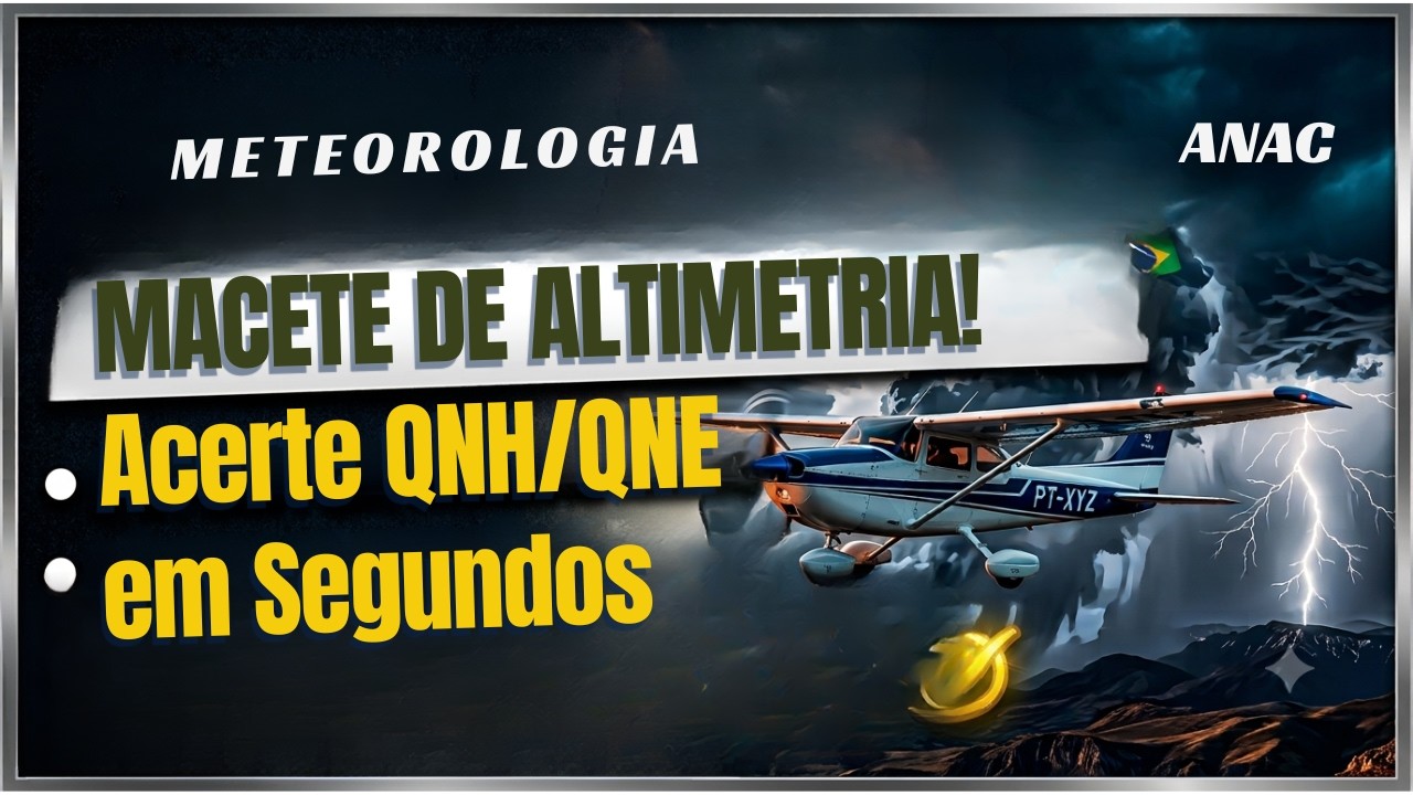 METEOROLOGIA AERONÁUTICA QUESTÕES RESOLVIDAS ALTIMETRIA