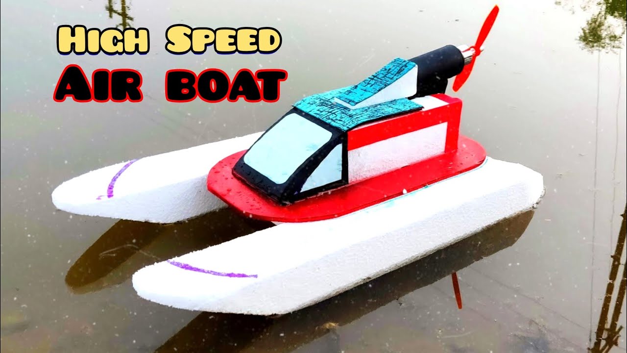 Homemade RC air boat