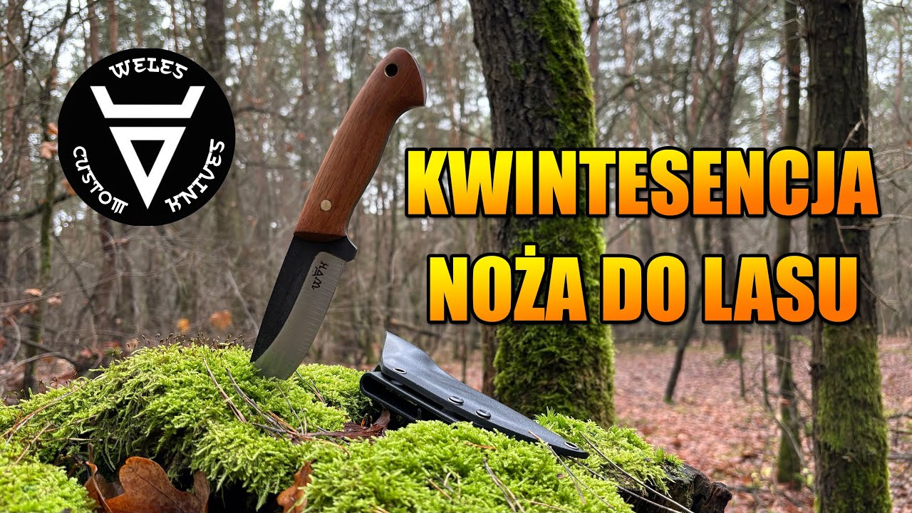Nóż od Weles Custom Knives w swoim naturalnym żywiole