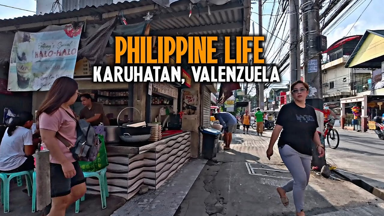 🇵🇭 Walking Tour of Philippines 4K | KARUHATAN, VALENZUELA CITY | Is This People's Lifestyle..