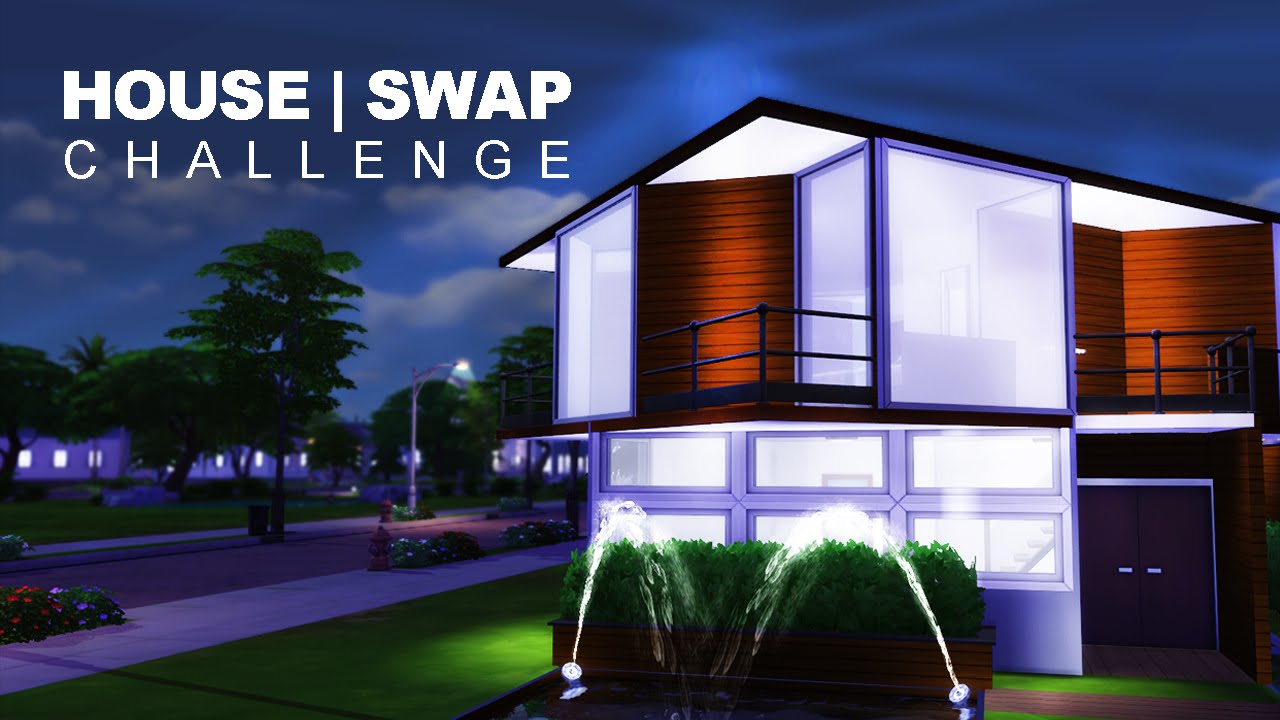 The Sims 4 House Swap Challenge w/ TheSimSupply