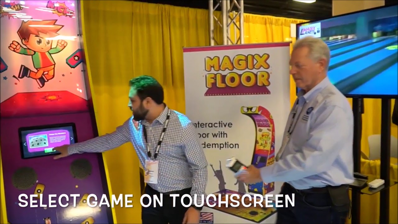 MagixFloor Arcade Game - Interactive Floor Game - Supplied by Axtion Tech
