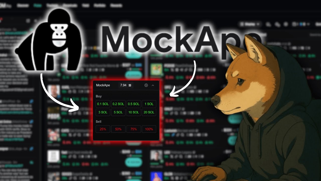 Comment Trader les Memecoins en D&eacute;mo Gratuitement (MockApe)