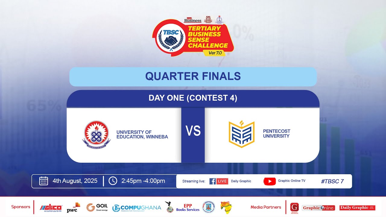 Watch Live: Tertiary Business Sense Challenge Version 7.0 - Quarter Finals (Contest 3)