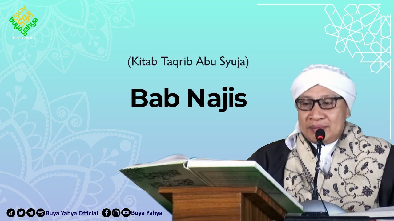 Bab Najis | Kitab Taqrib | Buya Yahya | 9 Maret 2020